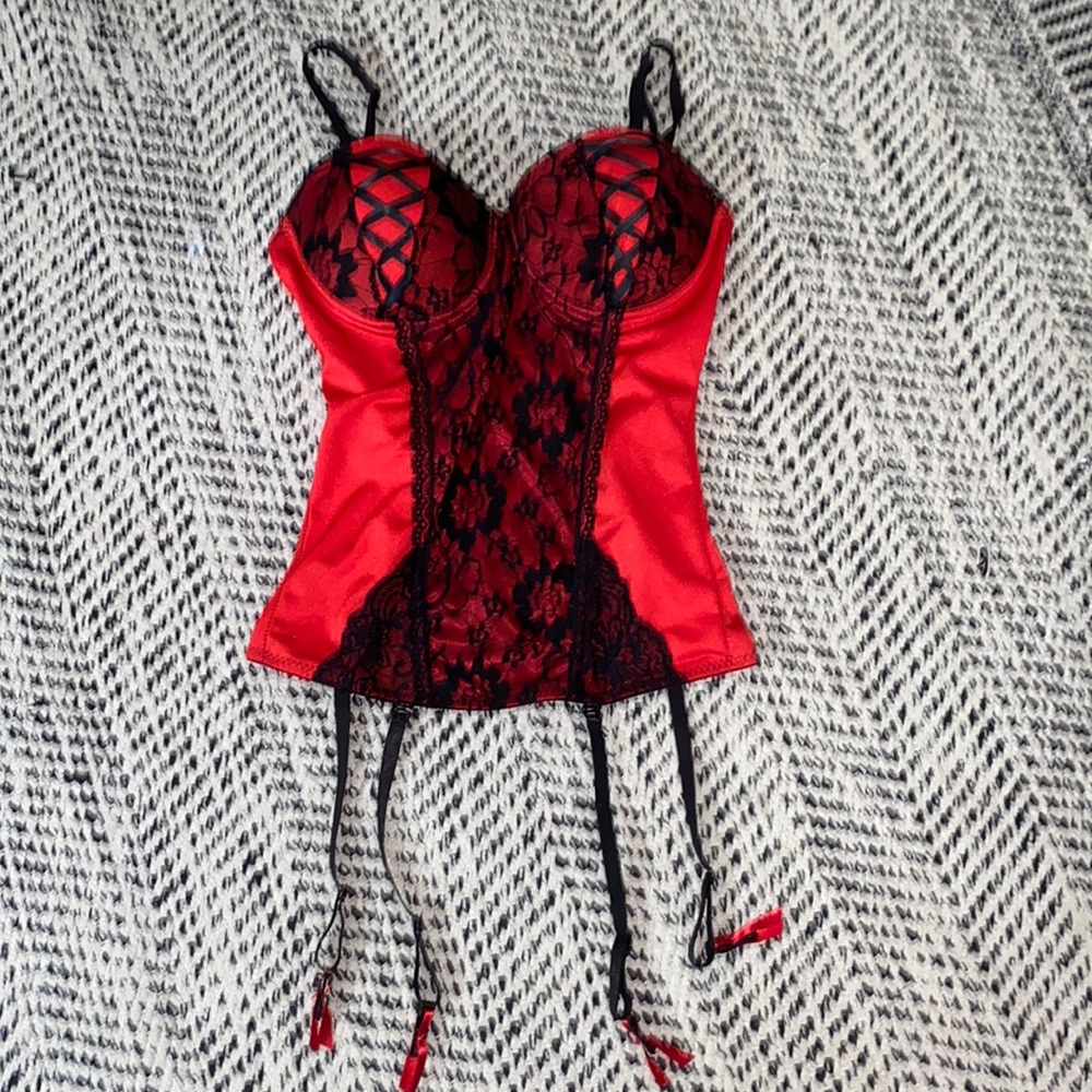 Lace Corset Bustier Top